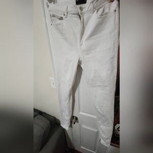 36" length ASOS design white jeans